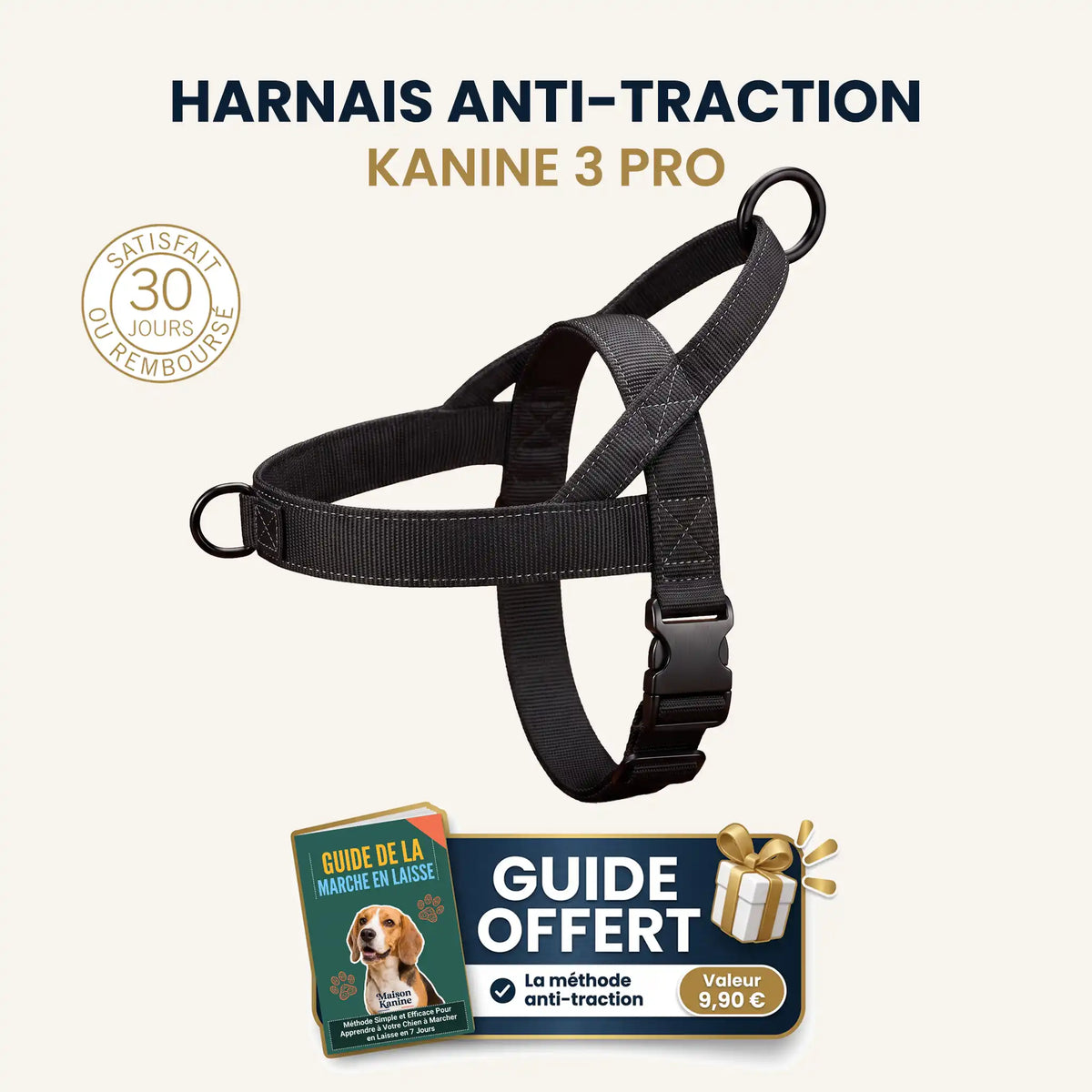 Harnais anti-traction pour chien - KANINE